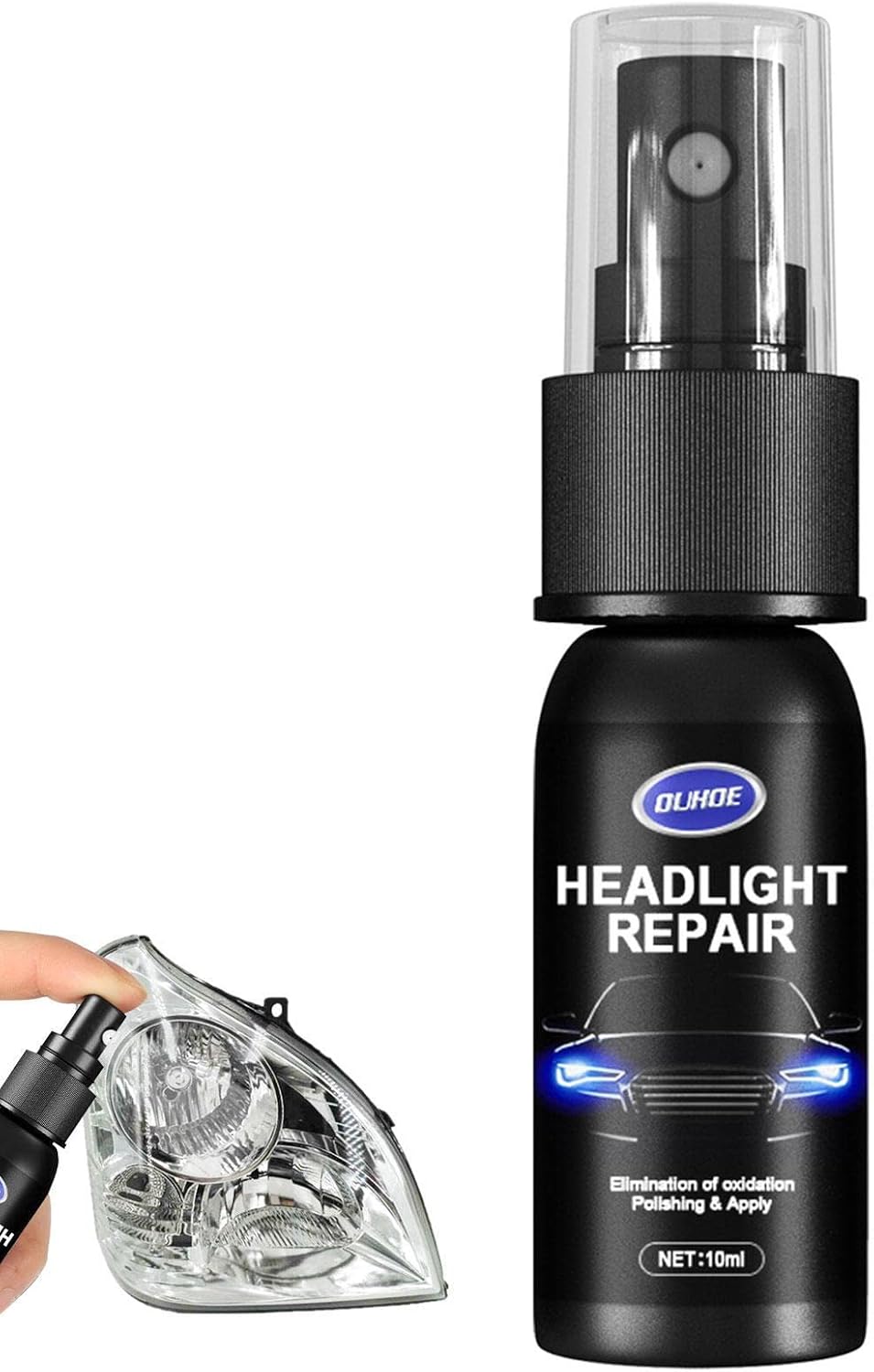 Car Headlight Scratch Restoring Fluid Headlight Repair Polish Cleaner