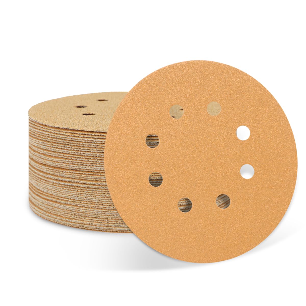 5 Inch Sanding Discs - 50 Pack 120 Grit -12 5 Inch Sanding Discs - 50 Pack 120 Grit -12