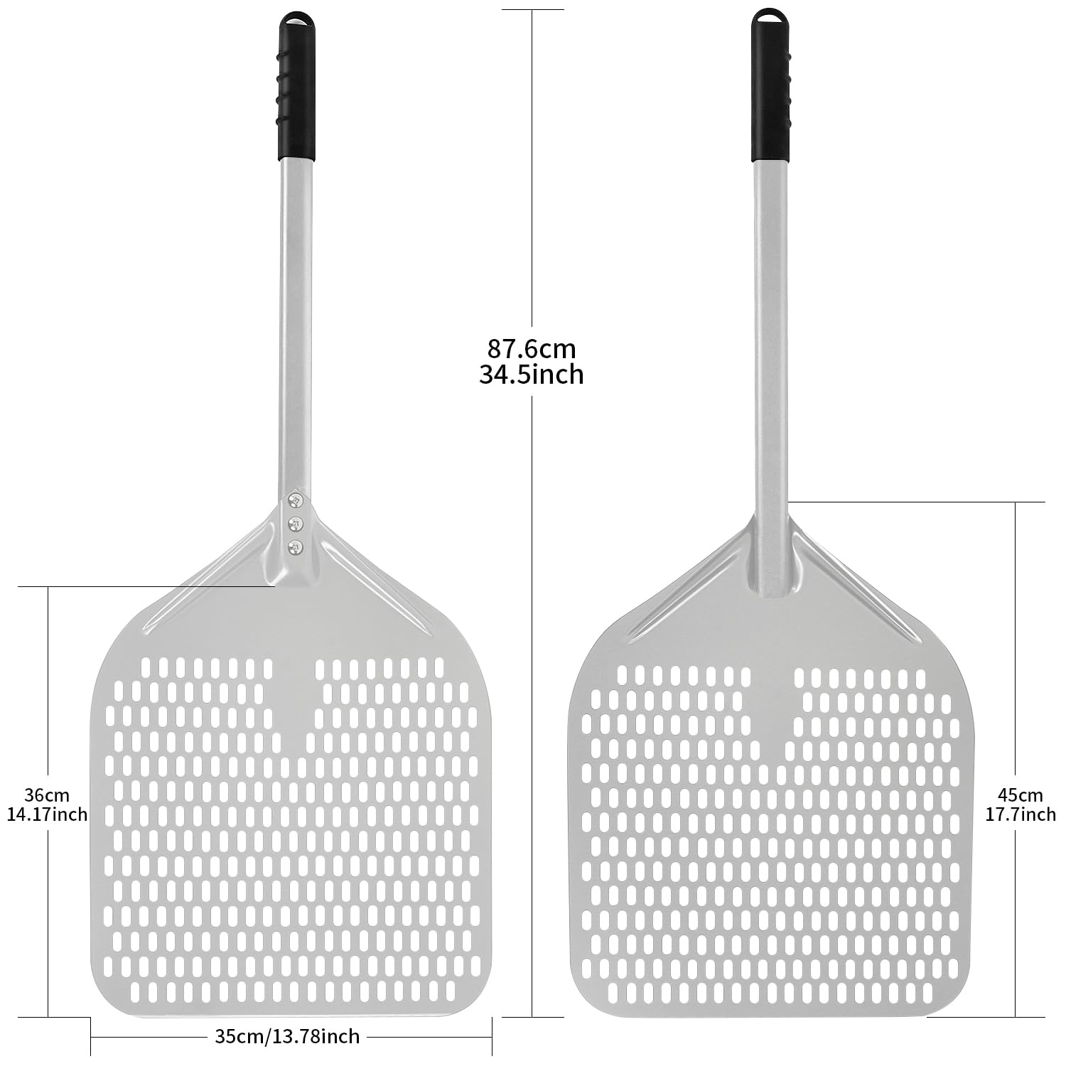 Gozney Venture Geperforeerde Aluminium Pizzaschep - Licht & Duurzaam