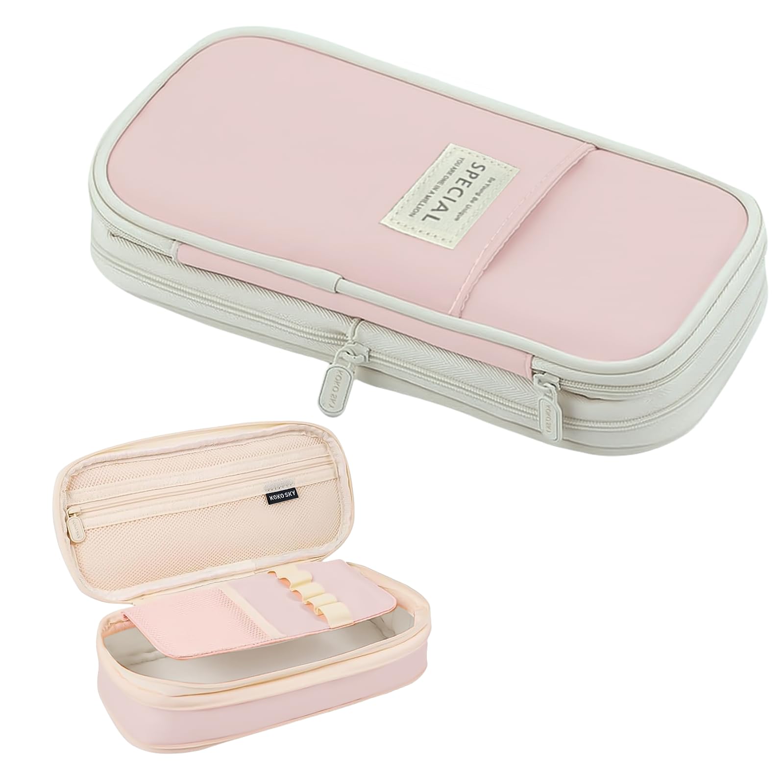 elook Pencil Case, Big Capacity Large Pen Cases, Versatile Storage for Stationery Toiletries