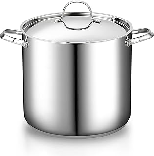 Cooks Standard 18/10 Stainless Steel Stockpot 16-Quart, Classic Deep Coo...
