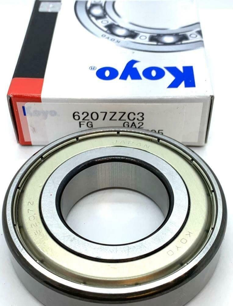 Koyo 6207 ZZC3, Single Row Radial Bearing (SKF 2Z, Fafnir/Timken 207KDD, NSK)