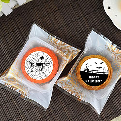 Jianday Happy Halloween Stickers For Kids Halloween Candy Stickers Theme Party Favor Decoration Thank You Labels For Small Business - 2 Inch 500 Pcs Per Roll #TOP2