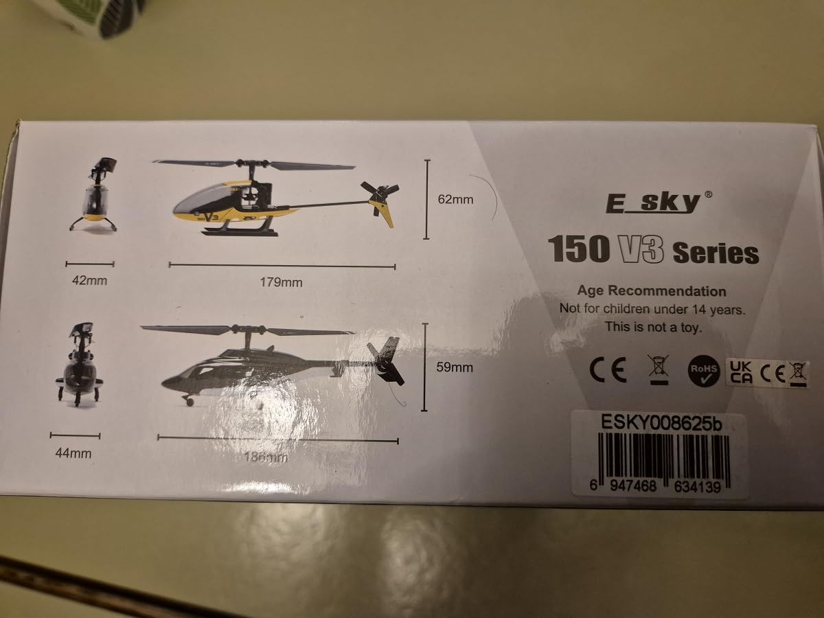 RC Helicopter ESKY 150 BL Ultra Micro Helikopter - RTF (Mode2)