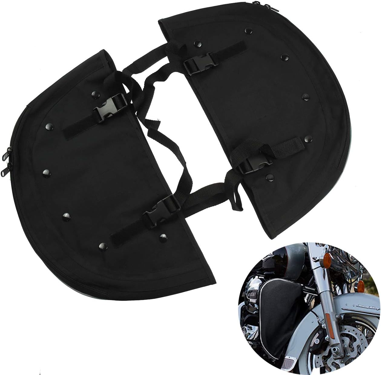 YHMTIVTU Motorcycle Engine Guard Cover Soft Lowers Fit for