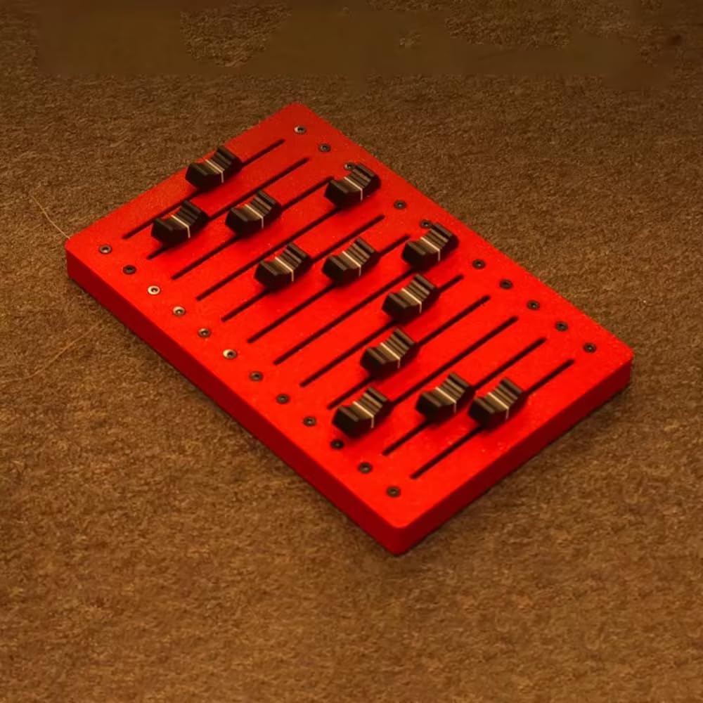 Controller MIDI a 12 Canali con Fader da 10 CM, Fader ad Alta Precisione, USB Plug & Play