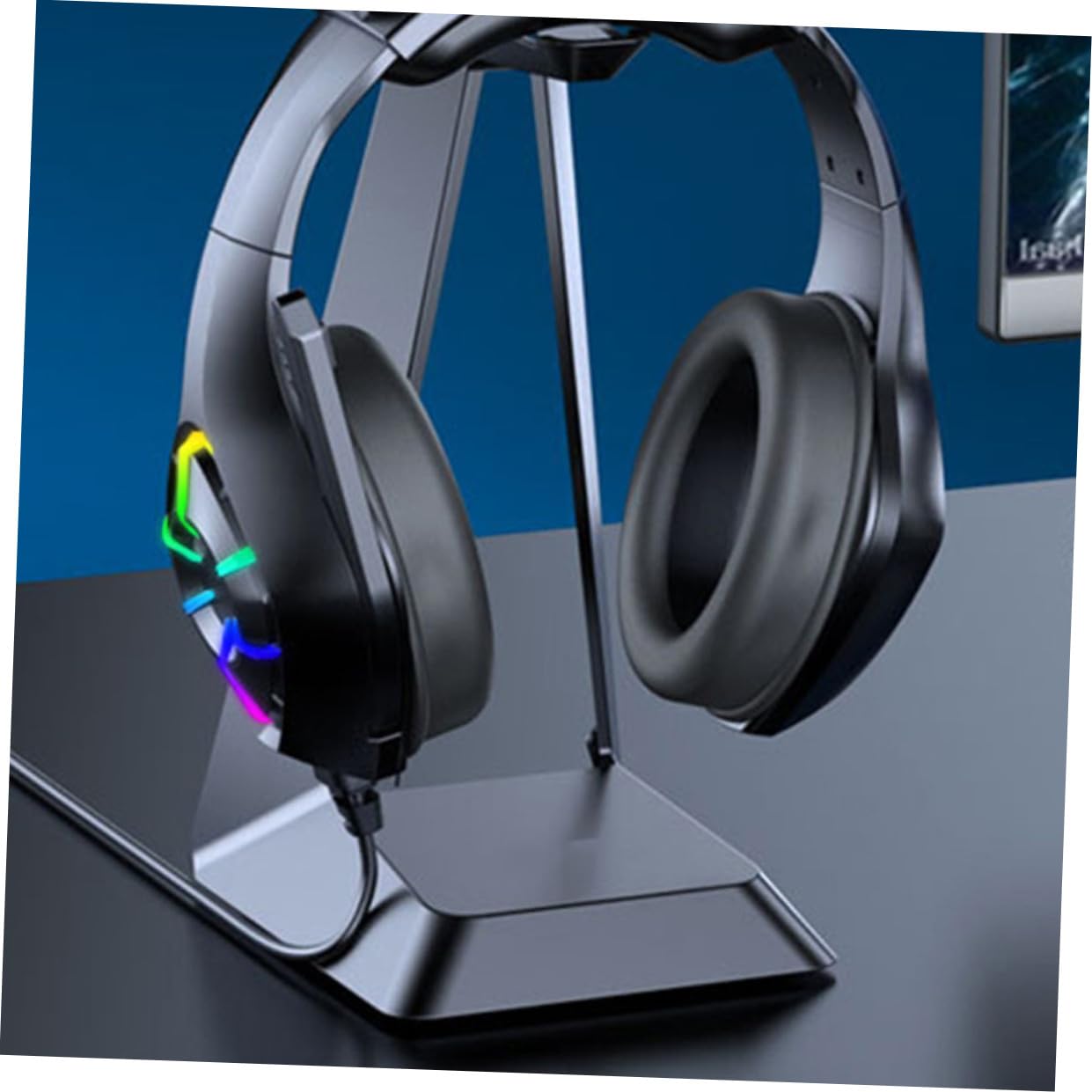 IMIKEYA Supporto Per Cuffie Gaming Gancio Da Scrivania Per Cuffie Organizer Per Headset Da Gioco Stabile e Pratico Per Cafè