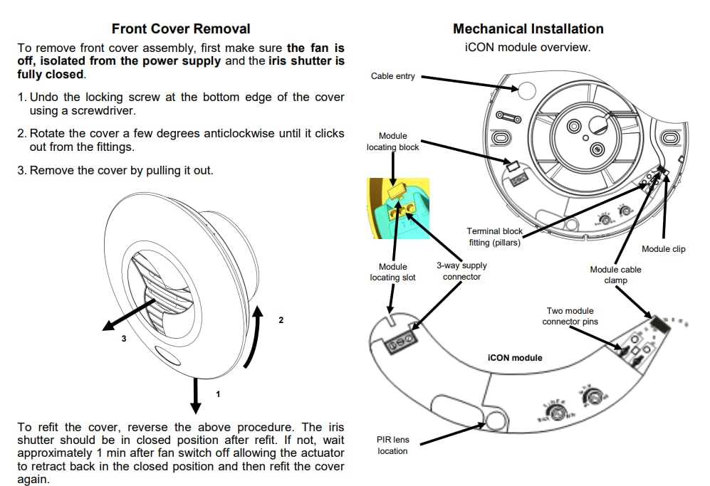 Extractor con sensor de humedad iCON HTM para un baño sin vaho ni condensación 7