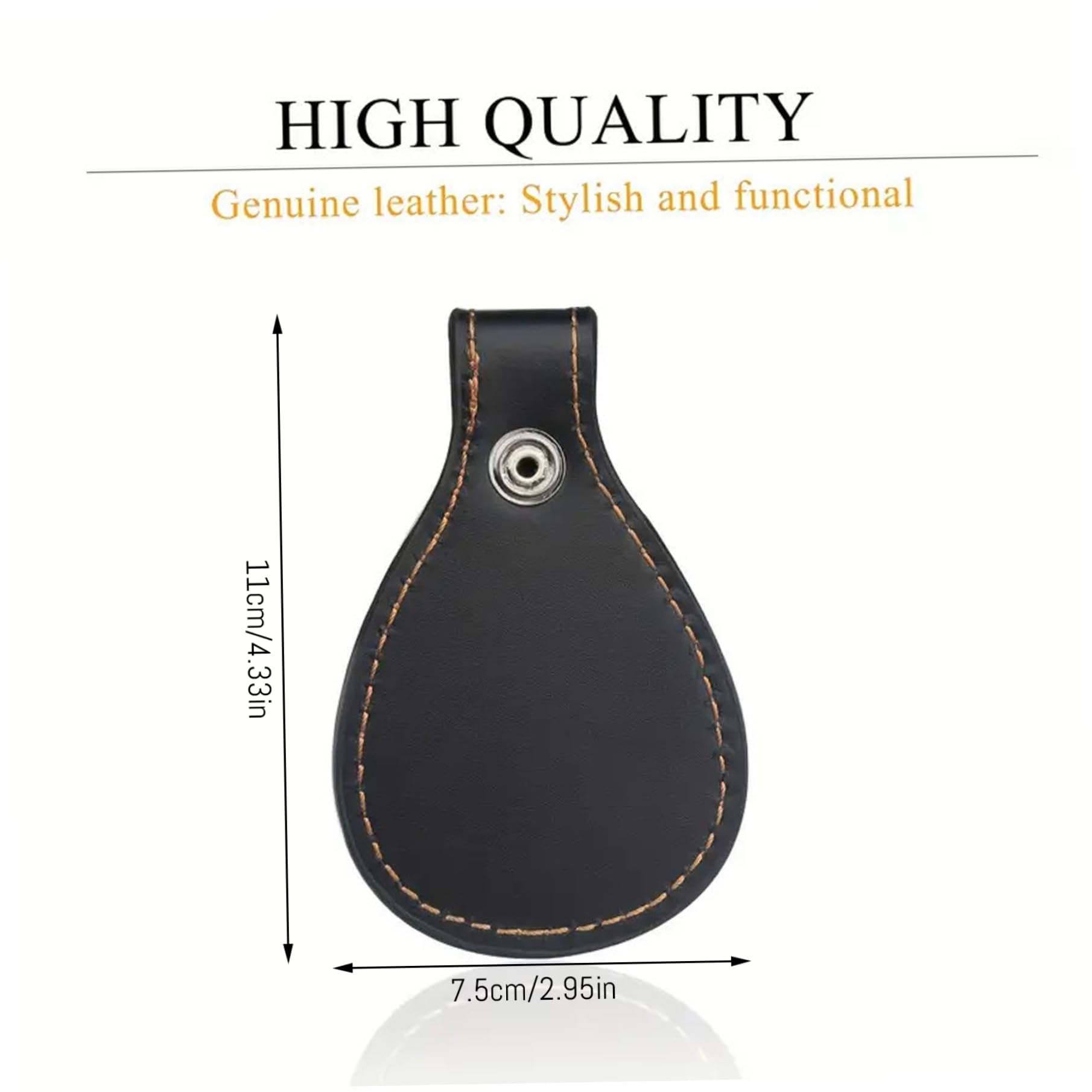 Parada de mano para rifle, soporte para tiro, soporte para pistola antideslizante de cuero PU 3x4 con botón de presión de metal, accesorios para zapatos extraíbles y lavables para caza y tiro al aire