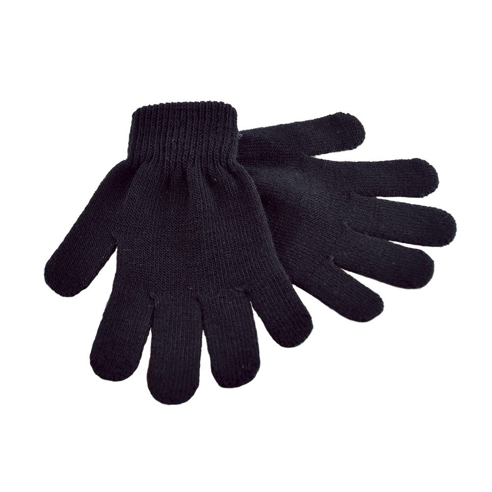 Rjm Black Childrens Magic Gloves One Size Gl105
