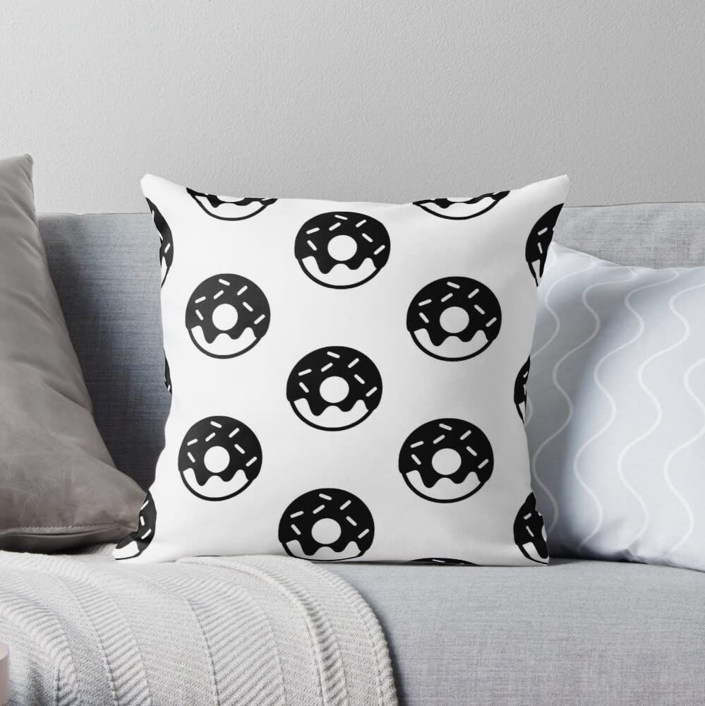 Do You Like A Nice Donut Pun Funny Pillow, Polyester Square Cushion, Decorative Funny Graphic Pillow, Decoration for Home Bedroom Living Room
