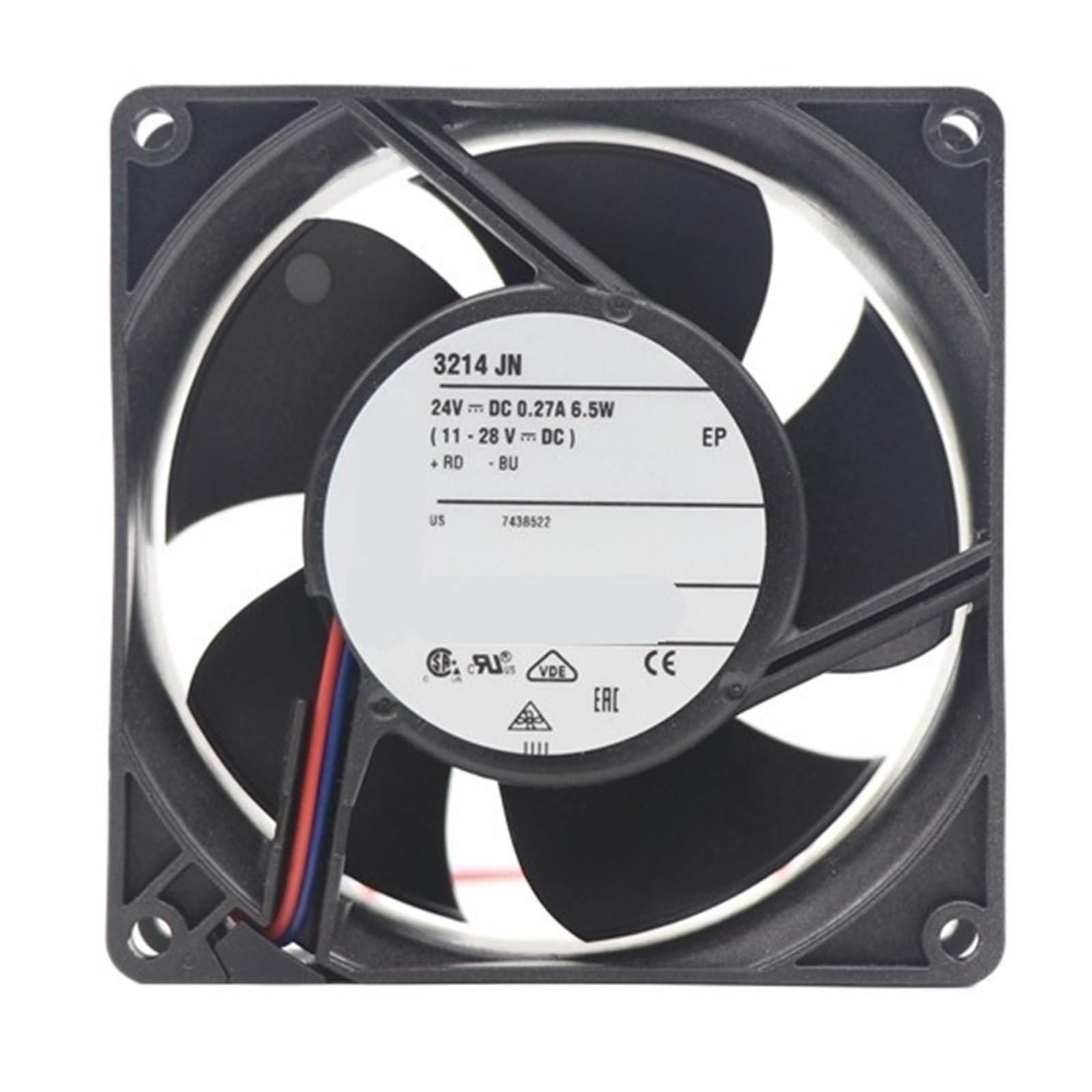 EGTDSFGJA 3214JN 24V DC 6.5W 76.5CFM 9238 92x92x38mm 6000RPM Cooling Fan