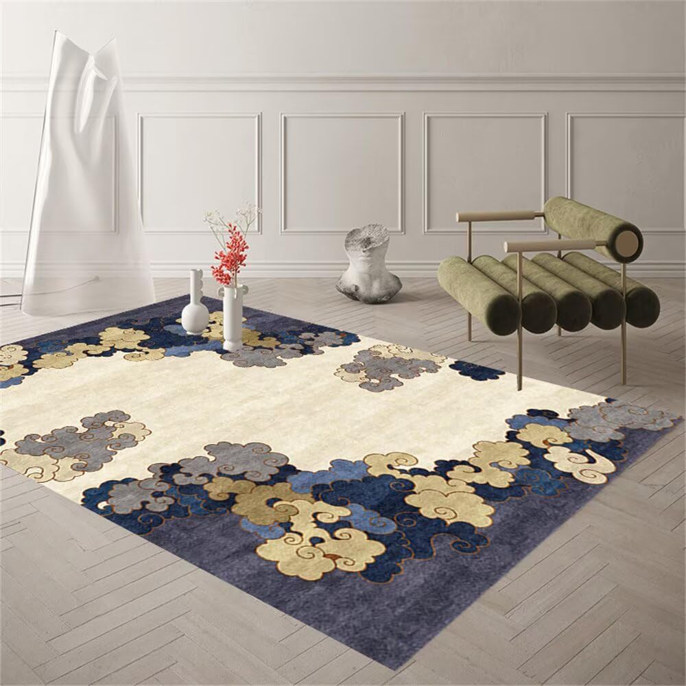Tapis bebe fille grand format 300x400 cm tapis route bleu
