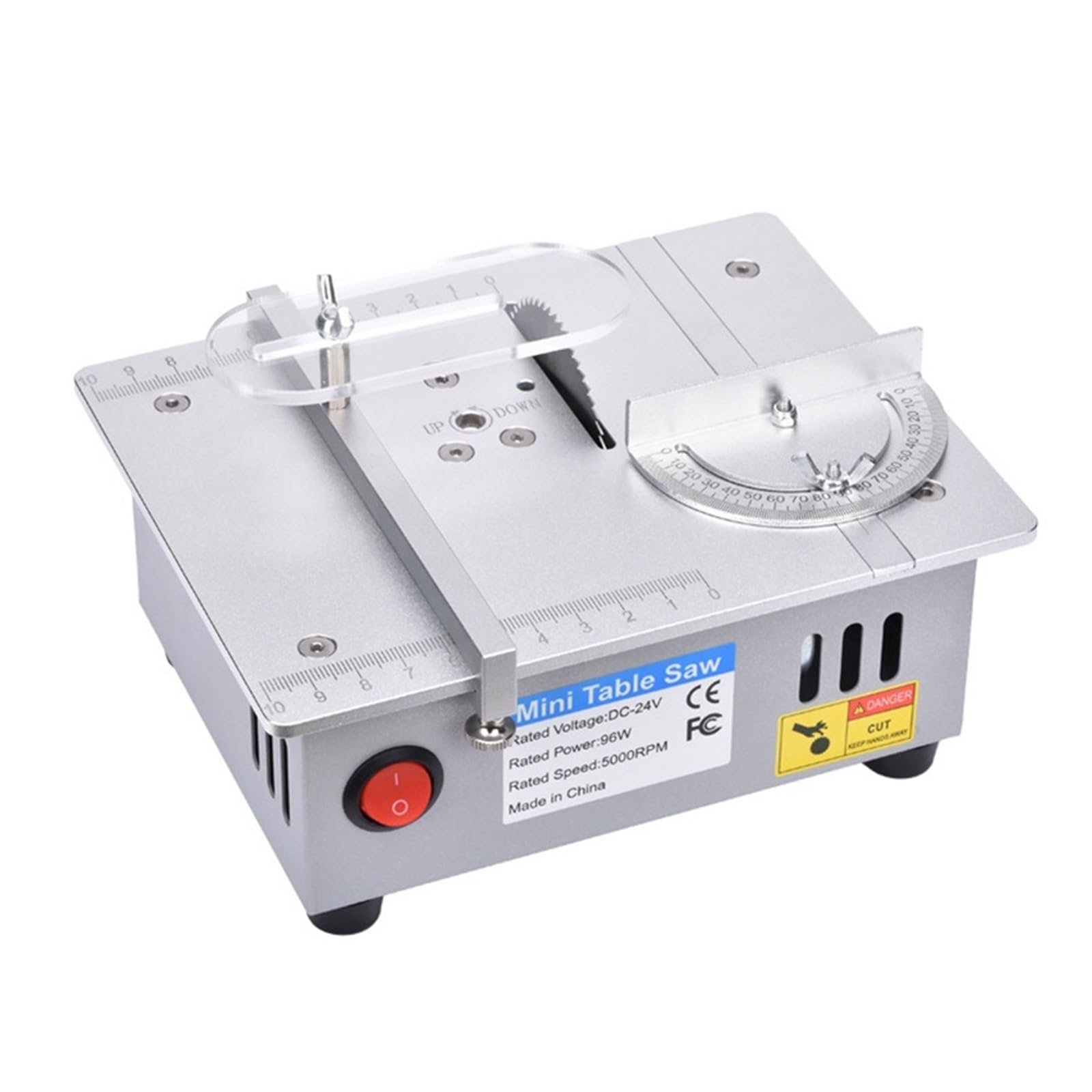 Mini-Multifunktions-Tischkreissäge, elektrische Tischkreissäge, hebbares Sägeblatt, , Haushalt, DIY, Schneidwerkzeug, Schneidemaschine Schmuckbearbeitung, Polieren(S2 with Power,Plug(1typeC-1USB))