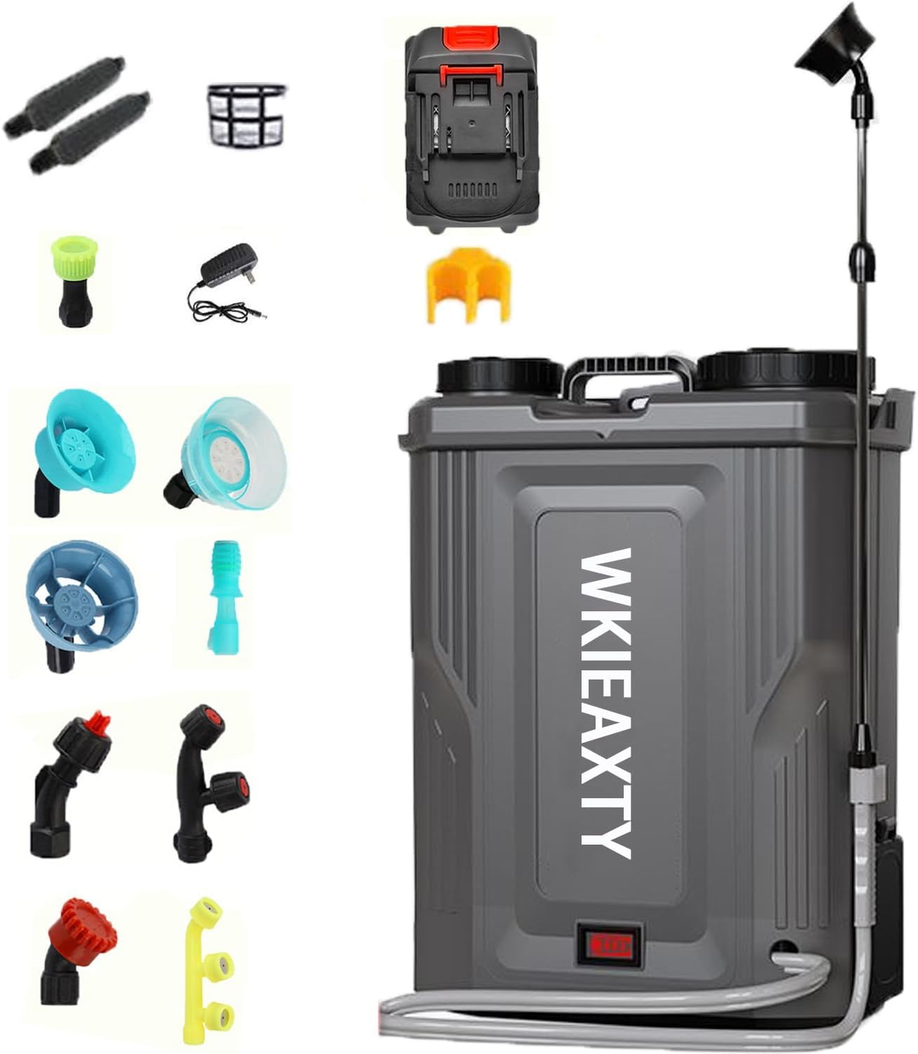電動噴霧器⭐️20L マキタ対応 充電式 連続自動スプレー背負式 攪拌機能付き Amazon.co.jp: 電動噴霧器（マキタ互換対応）充電式、連続自動スプレー