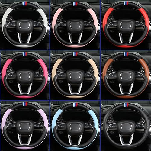 Miniatura 8 de Funda personalizada para volante de automóvil para BMW X1 X2 X3 X4 X5 X6 X7 i3 i4 i5 i8 535i 740Li 335i M3 M4 M5 Z1 Z3 Z4 Z5 (negro)