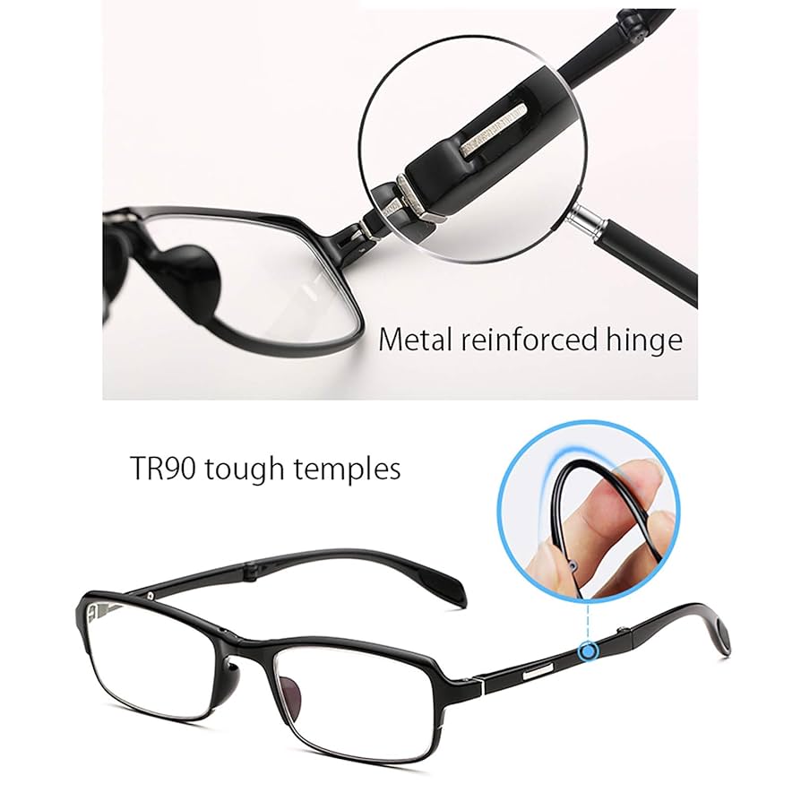 Amazon.com: ZXCVASDF Reading Glasses, Foldable, Anti-Blue