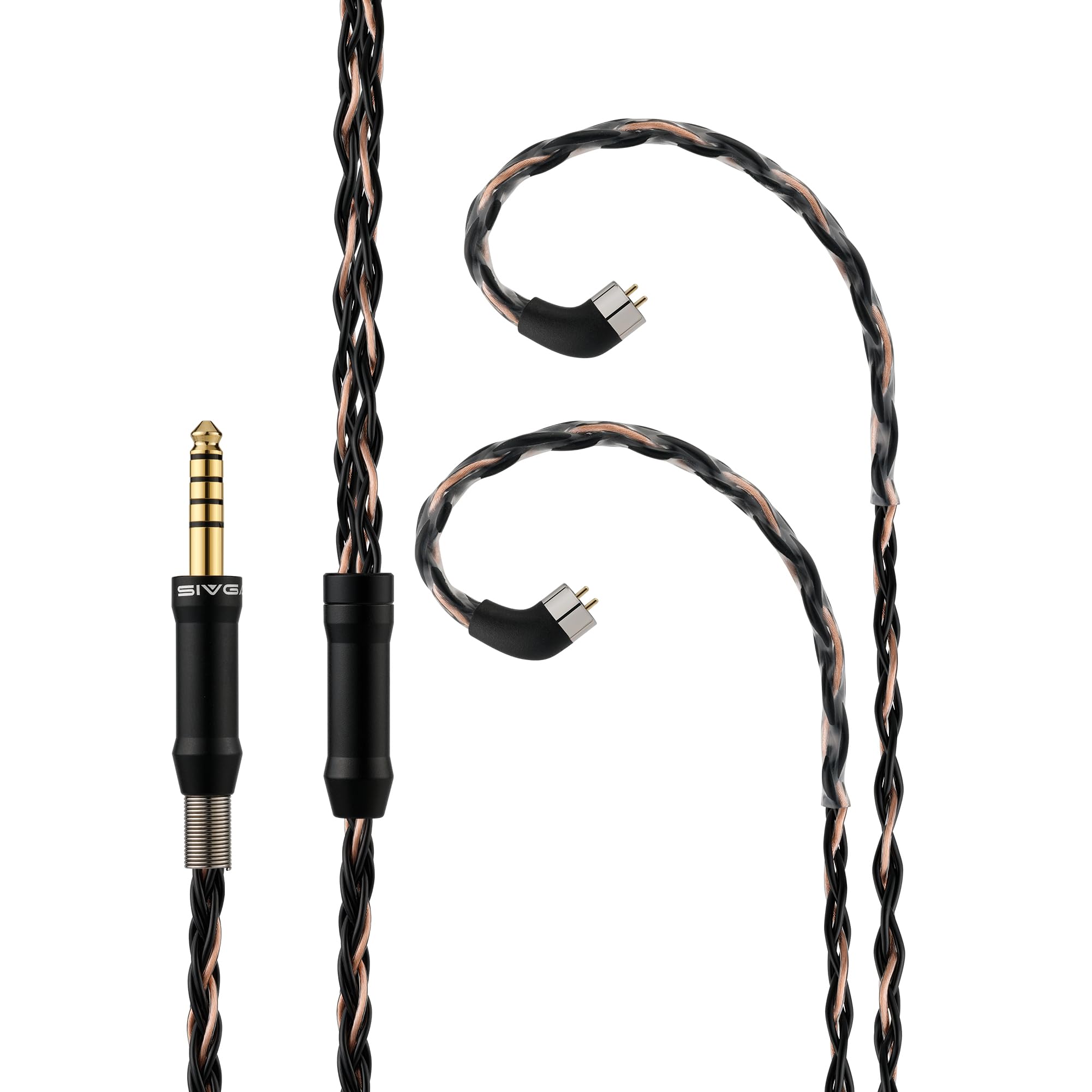 SIVGA Nightingale PRO 14.5mm Planar Magnetische HiFi In-Ear Kopfhörer | 4,4 mm Balanced & 0,78 mm 2-Pin Anschluss, aus Zebrano Holz, für Musik Monitoring