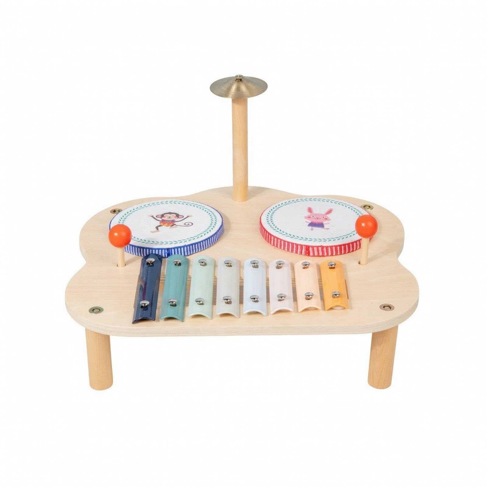 Mesa Actividad Musical Educativo Centro Actividas Musicales Ligero Tablero Sensorial Musical con Mazos para