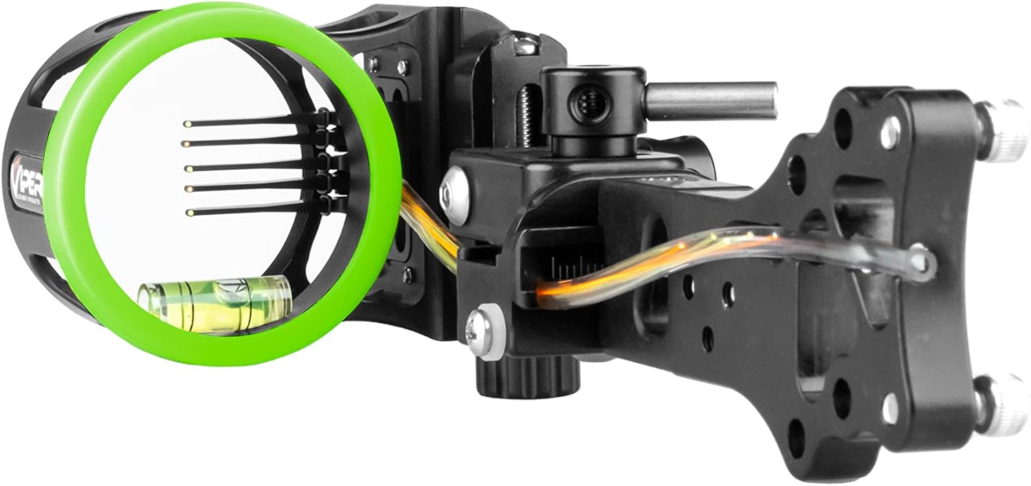 VIPER Archery Venom PRO Fixed Plate Compound Bow Sight, Made in USA