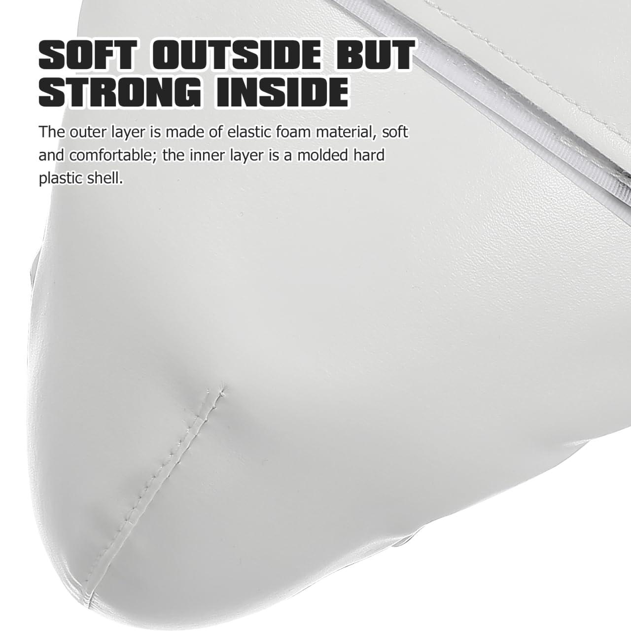 iplusmile Coquille de protection pour enfants : protection du ventre et de l'entrejambe en PU/ABS absorbant les chocs pour taekwondo, boxe, karaté, entraînement de combat et compétition - 5
