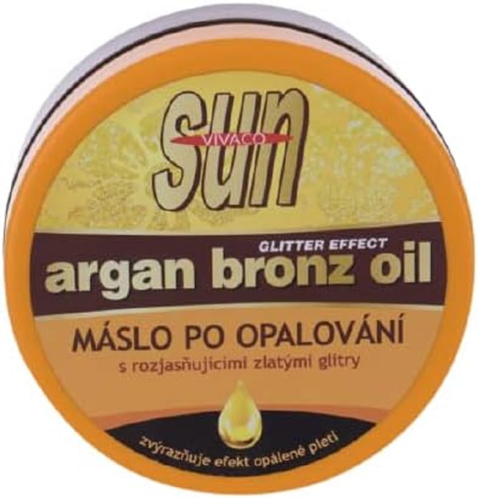 Sun Argan Bronz Oil Glitter Aftersun Butter-image