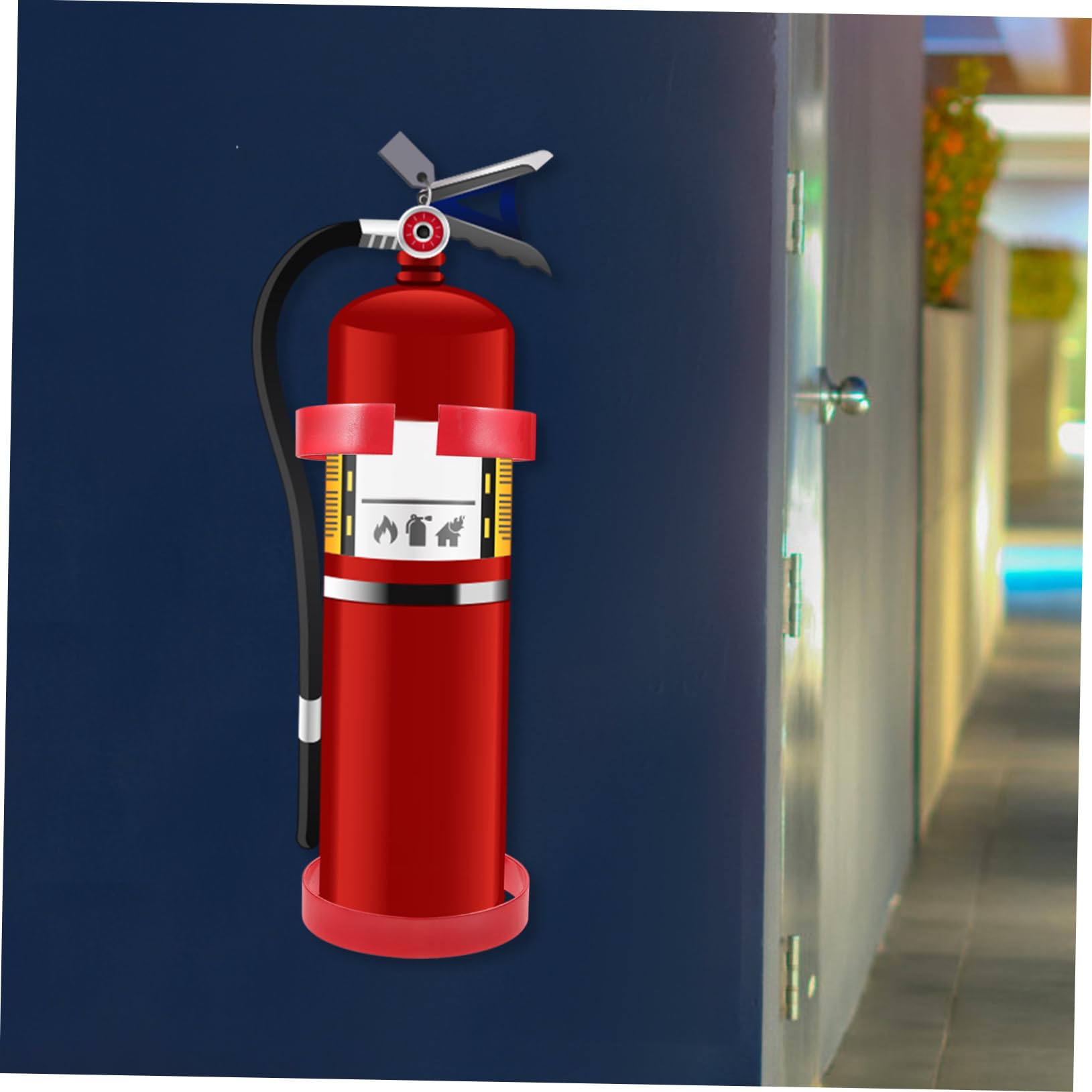 SHINEOFI Estante Para Extintores De Incendios Soporte Metálico Soporte De Pared Para Automóviles Sujeta Extintor Colgador Extintor Para Uso Coche