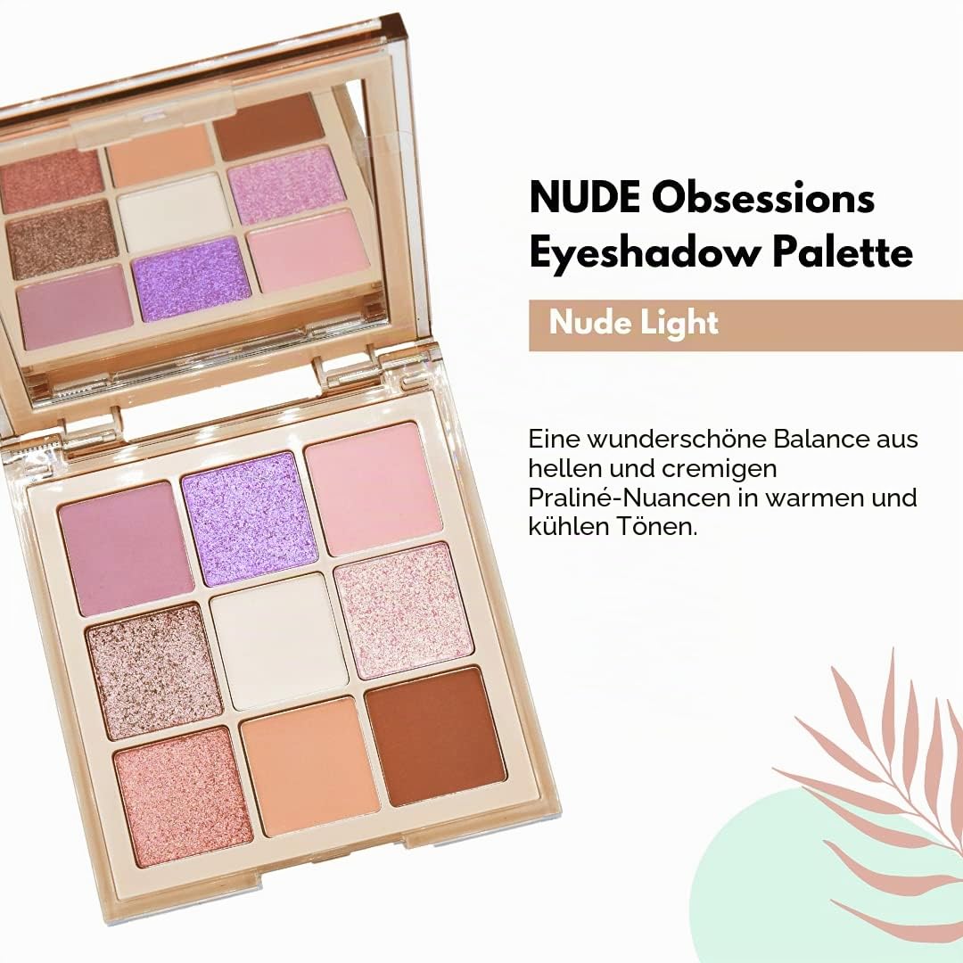 HUDA BEAUTY Nude Obsessions Eyeshadow Palette COLOR: COLOR: Nude Light