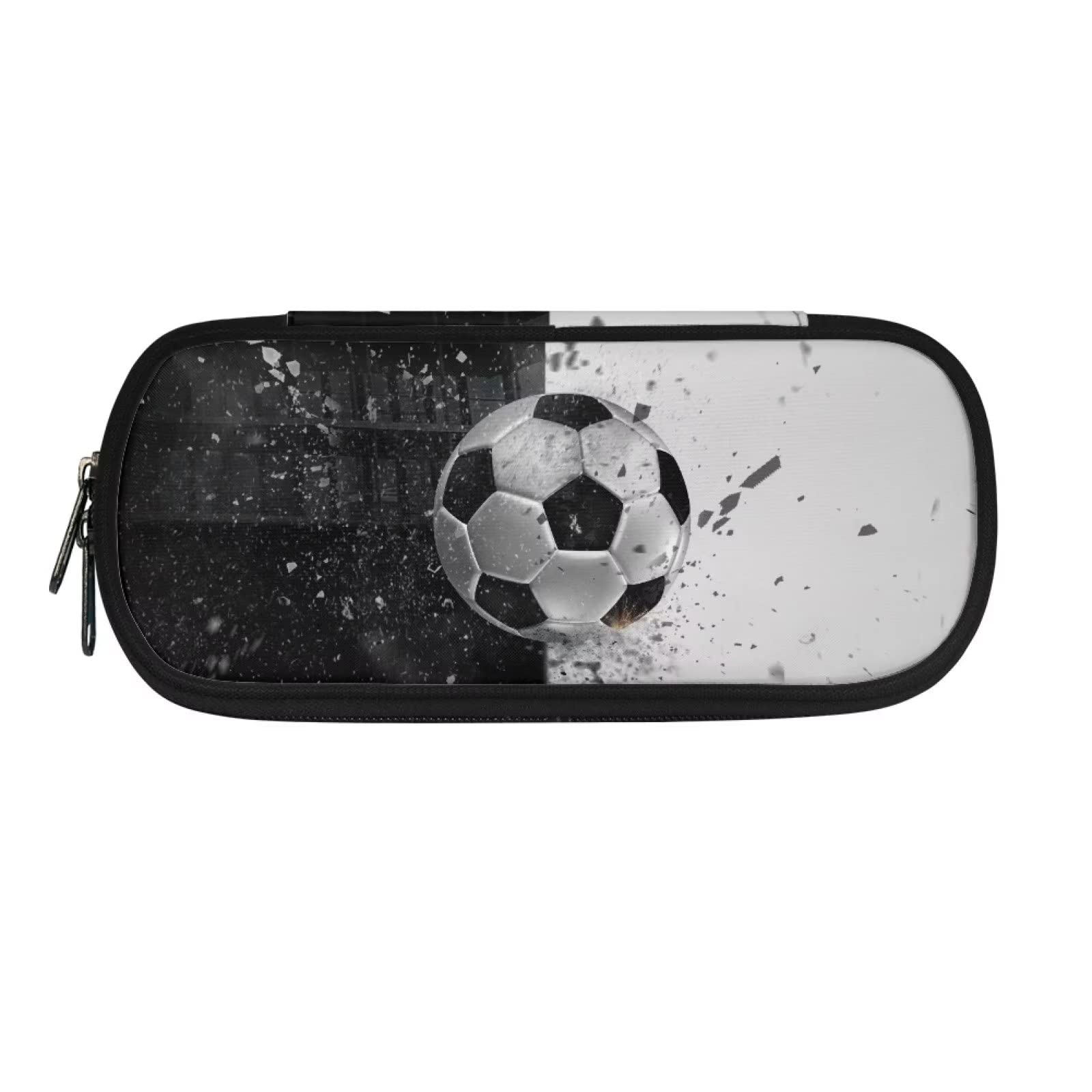 xixirimido Soccer Kids Pencil Case Bag with Zipper Large Pouch Durable Large Organizers — image 1