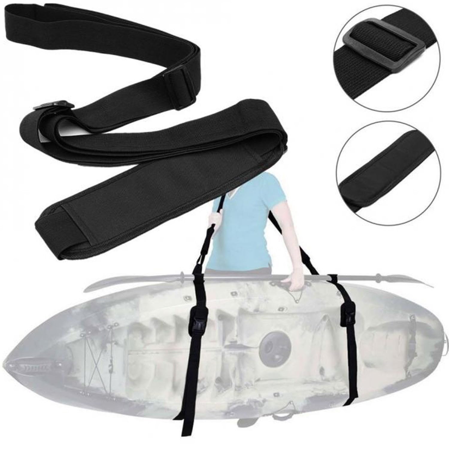 Tracolla Regolabile per Tavola da Surf Tracolla, Cinghia da Trasporto SUP, SUP Board Tracolla, Tracolla per Tavola da Surf, per Tavola da Surf, Stand Up Paddle, Canoa, Longboard
