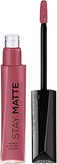 Rimmel London Stay Matte Lip Liquid, Rose & Shine, 0.21 Fl Oz (Pack of 1)