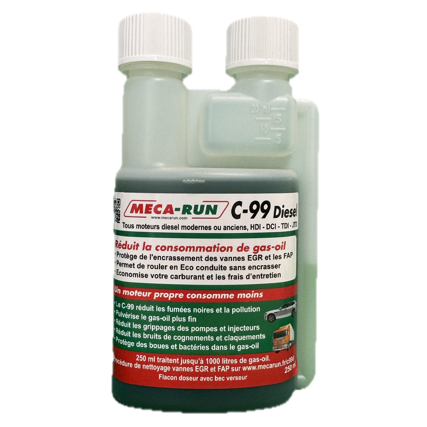 Pack Premium Diésel Mecarun ECO10000+P18+C99 + Motor Flush