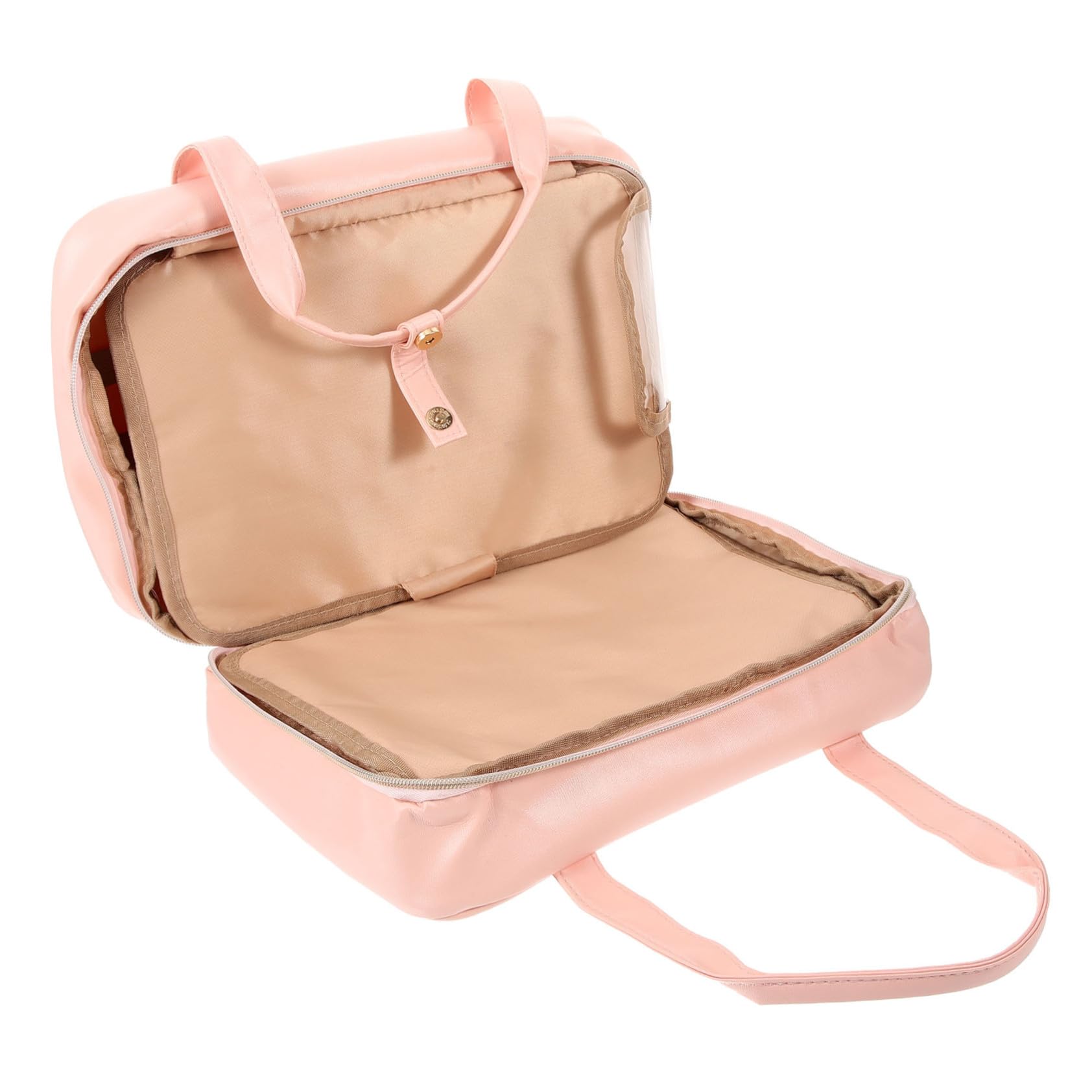 Mipcase Bolsa de Aseo con Múltiples Compartimentos Neceser de Viaje para Cosméticos y Artículos de Tocador con Diseño Colgante y Portátil para Mujer y Adolescente