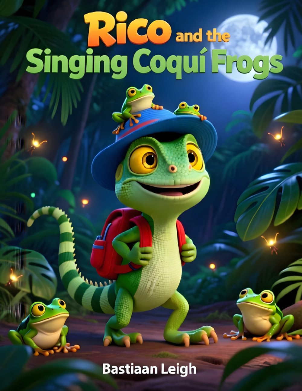 Rico and the Singing Coquí Frogs: A Nighttime Adventure in Puerto Rico, Learning the Secrets of Nature (Rico the Iguana Caribbean Adventure Series)