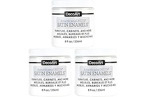 Americana Decor Satin Enamels Acrylic Paint in Pure White: Unveil a Stunning...