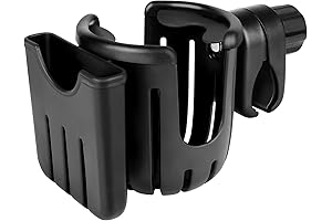 AccMor Stroller and Bike Cup Holder with Phone Holder - Ideal Solution...