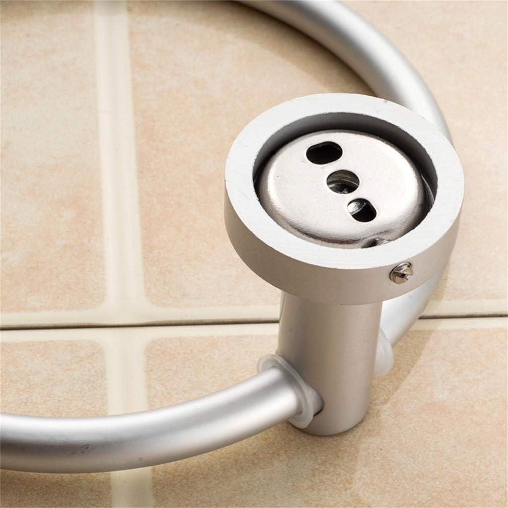 Towel Ring Metal Pendant Towel Bar Space Aluminum Towel Ring Round Towel Rack Firm