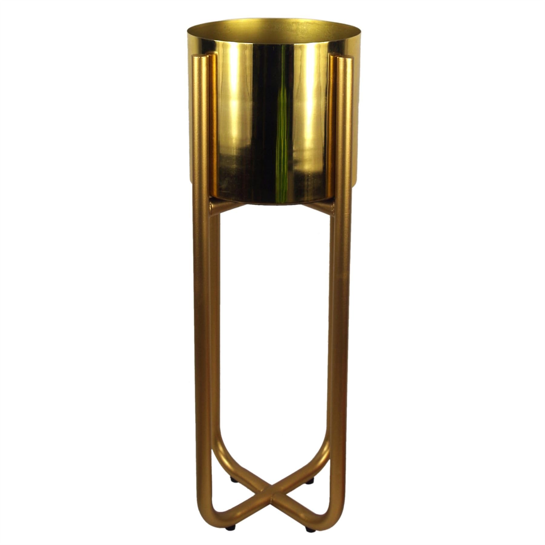 Leaf Metal Planter