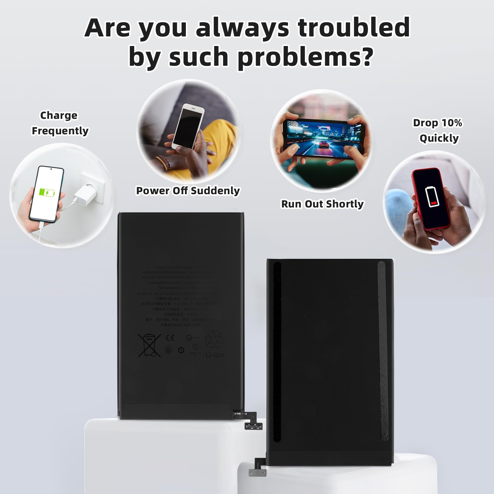 Nuova batteria di ricambio A2522 compatibile con Apple iPad Mini 2021 Gen 6 6th A2567 A2568 A2569 EMC 4043 4044 iPad 14,1 iPad14,2 Series con kit di strumenti gratuito.