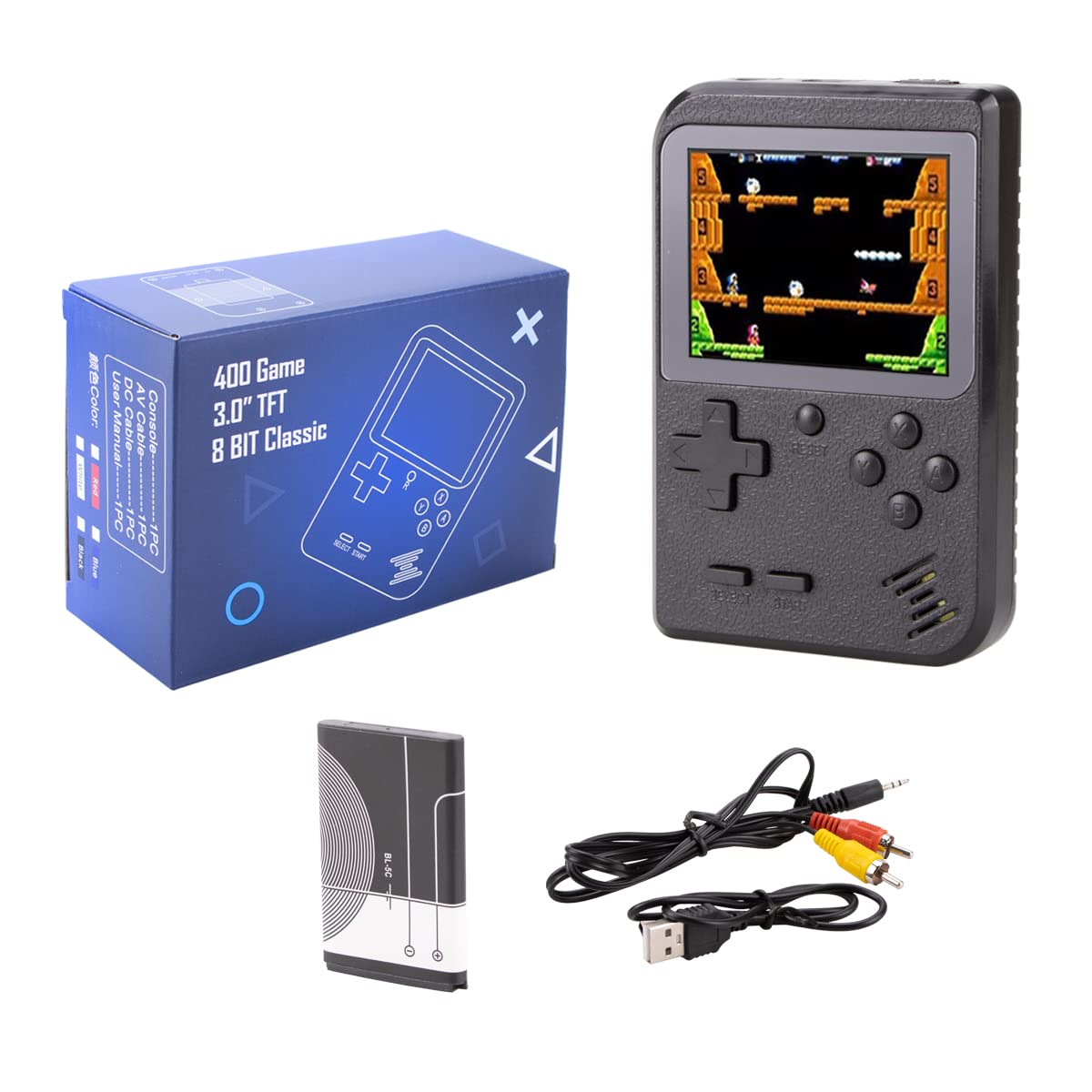 ビデオゲームレトロミニハンドヘルドゲーム XF40H レトロハンドヘルドビデオゲームコンソール、Linux