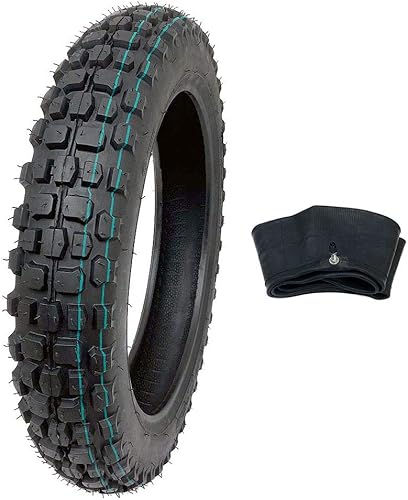 COMBO Neumático Knobby con tubo interior 3.00-12 delantero o trasero Trail Off Road Dirt Bike Motocross Pit