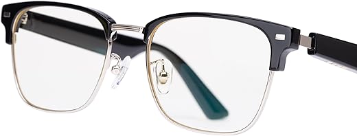 THE BUCK GUYS TBG Smart Eyewear Smart Bluetooth Glasses | Hands-Free Calling, Audio | Built-in Mic | Magnetic Thimble Charging | 130 Hours Stand by…