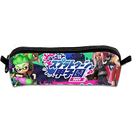 Amazon ペンケース 筆箱 スプラトゥーン 3 万年筆ケース ペン入れ ペンポーチ ペン立て 鉛筆ケース 筆記用具 万年筆 文房具入れ メンズ ファッション ギフト 柔らかい 学生 オフィス用品 ペンケース 文房具 オフィス用品