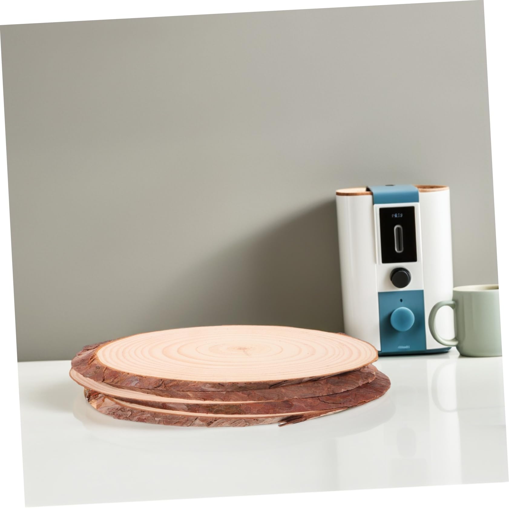 SHINEOFI 4stücke Natürliche Ovale Holzscheiben Zum Dekorieren Rustikale Holzkreise Als Dekor Unbehandelte Holzspäne Für Diy-projekte Leere Holzausschnittscheiben Zum Basteln Ovale