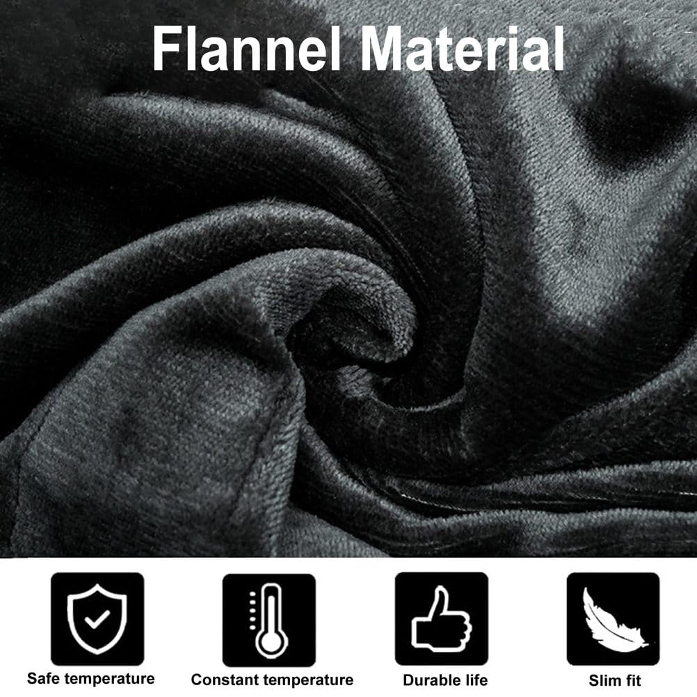 AVSMGP Manta Térmica USB Portátil Almohadilla Térmica Eléctrica con 3 Niveles De Calor Y 8 Zonas Manta De Franela Suave Lavable A Máquina para Oficina, Hogar, Camping, Viajes