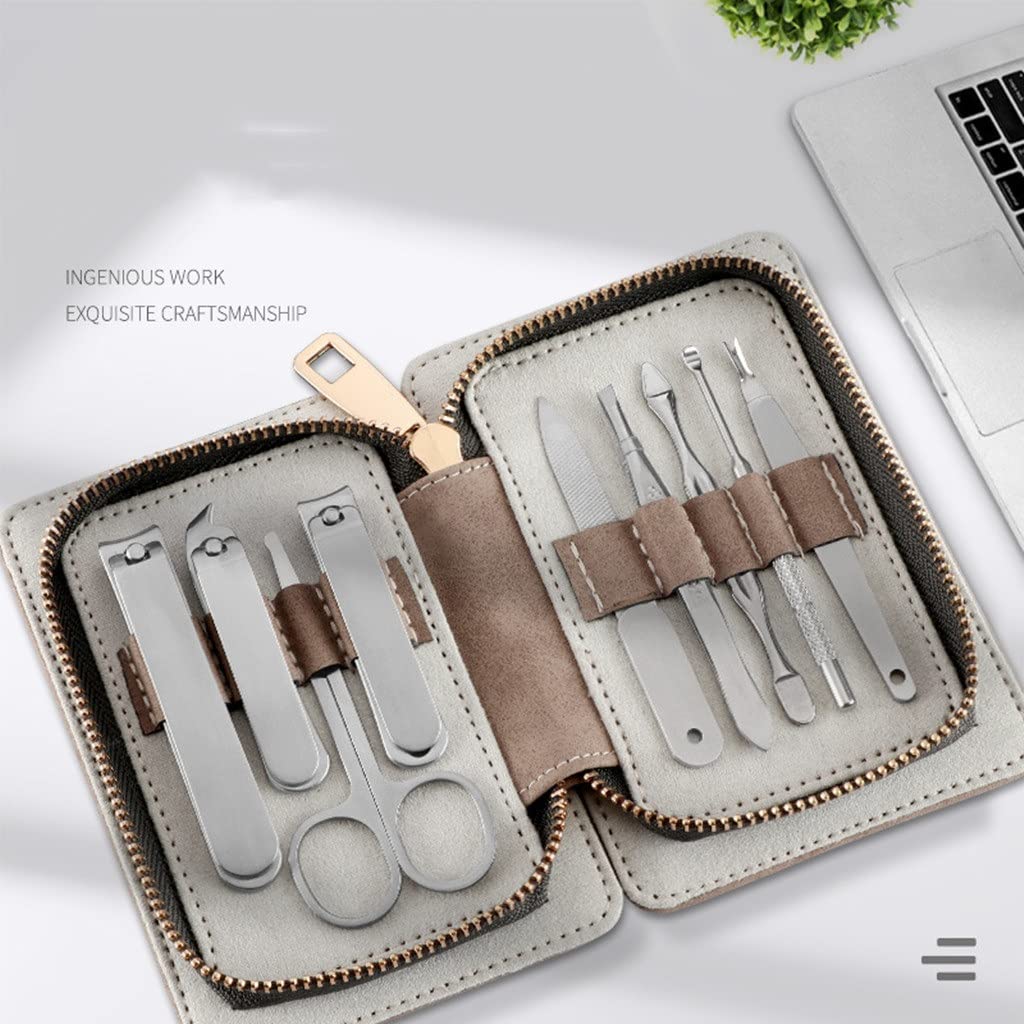 Tragbares Maniküre-Nagelknipser-Werkzeug-Set, professioneller Cutter, Pediküre-Schere aus rostfreiem Stahl
