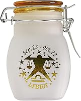 Vista 4 de Signo del zodiaco Escorpio Cuarto Oz (125ml) Frasco de almacenamiento de vidrio hermético y a prueba de olores, 3.25' (Signo de astrología Escorpio)