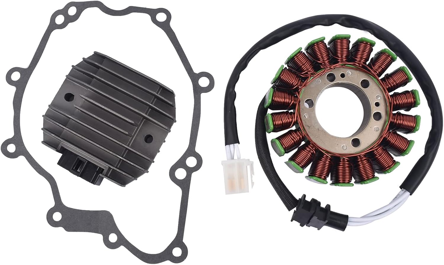 Stator And Regulator Rectifier with Gasket JM3828ST135CK Replacement for Yamaha YZF-R6 YZF R6 2003-2005