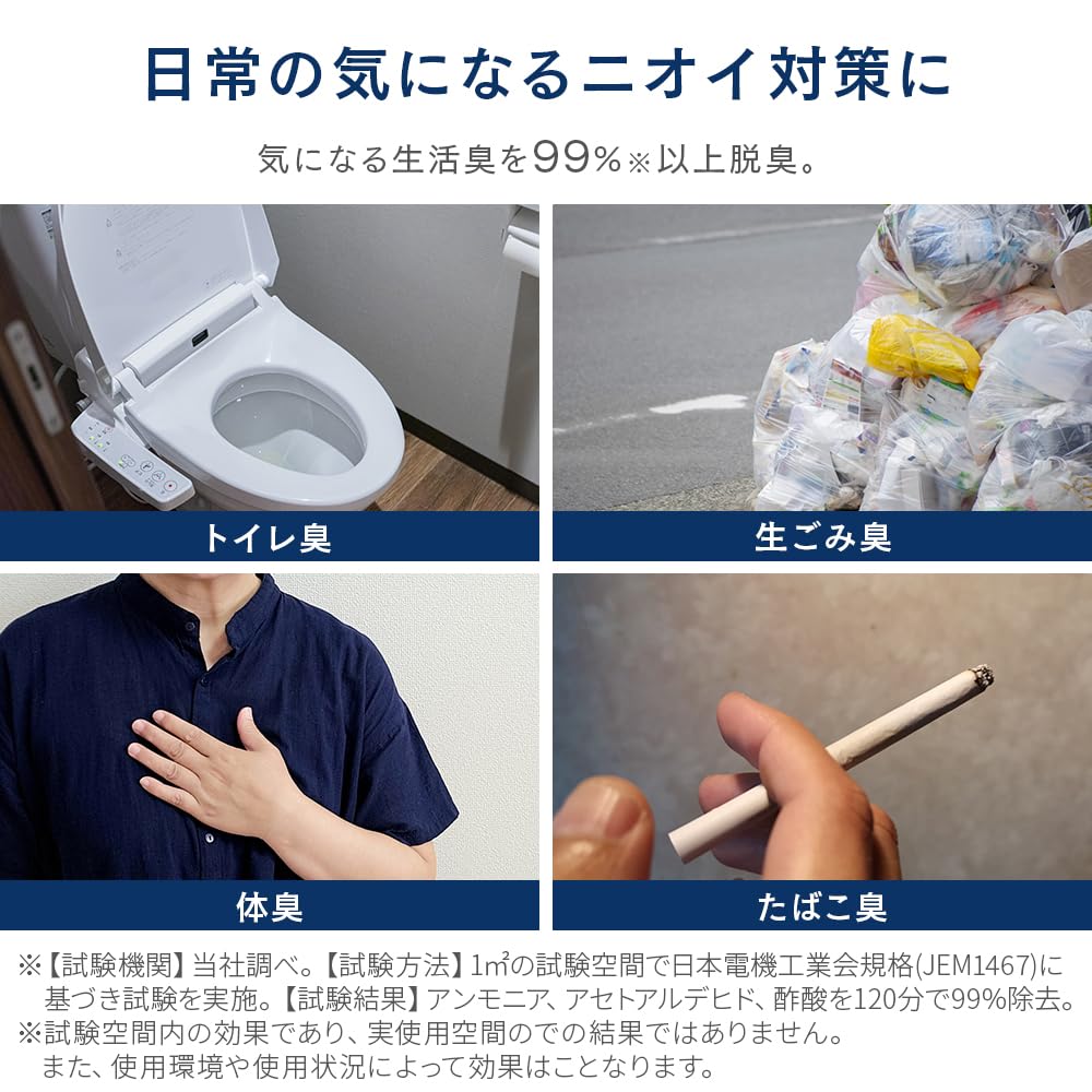Amazon.co.jp: アイリスオーヤマ 空気清浄機 24畳 消臭 除菌 脱臭