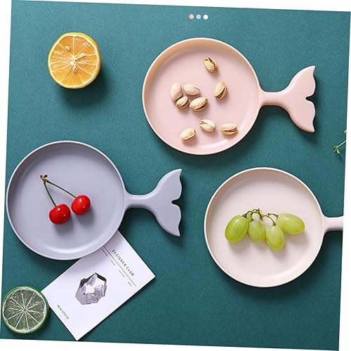 Miniatura 3 de Healeved Platos de aperitivo de plástico Plato de aperitivo Plato de plástico para servir plato de bandeja de vajilla plato de postre Plato de fruta